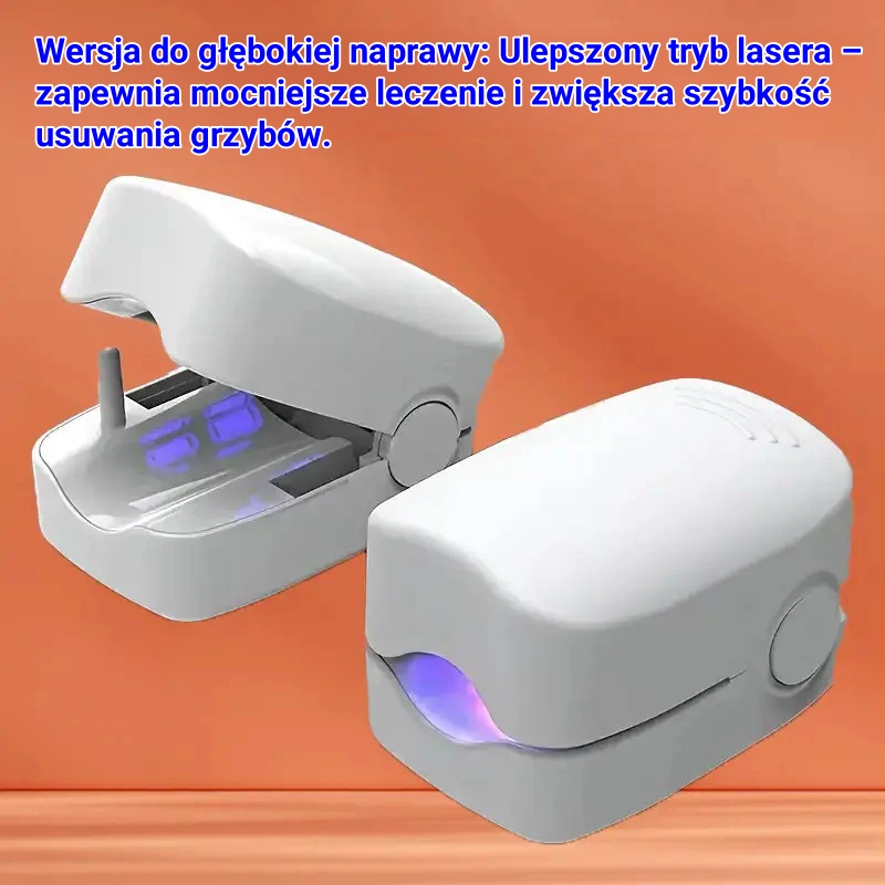 Urządzenie laserowe do czyszczenia grzyba paznokci, laser przeciwgrzybiczy Laserowe leczenie grzybicy paznokci na uszkodzone, przebarwione grube paznokcie u rąk i nóg, terapia paznokci na grzybicę paznokci, wygodna do użytku domowego
