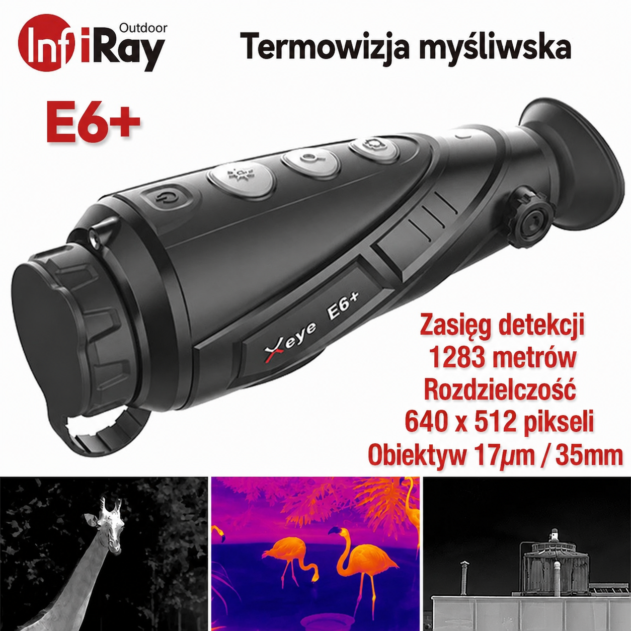 InfiRay Eye II E6 Plus Series V3.0 termovizní monokulární dalekohled