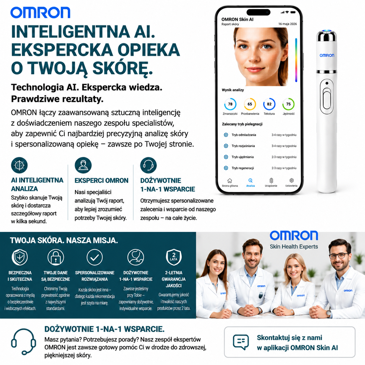 Wielofunkcyjne laserowe urządzenie OMRON™ do usuwania znamion na całym ciele – najnowszy model 2026, bezbolesne i nieinwazyjne rozwiązanie do pielęgnacji skóry. Umożliwia szybkie usuwanie znamion w zaciszu własnego domu, bez pozostawiania blizn. Wyproduko