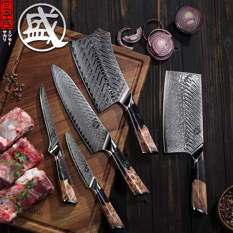 Japoński nóż kuchenny Shanda Mascus, nóż stalowy, zestaw kuchenny, kombinacja domu, oryginał importowany