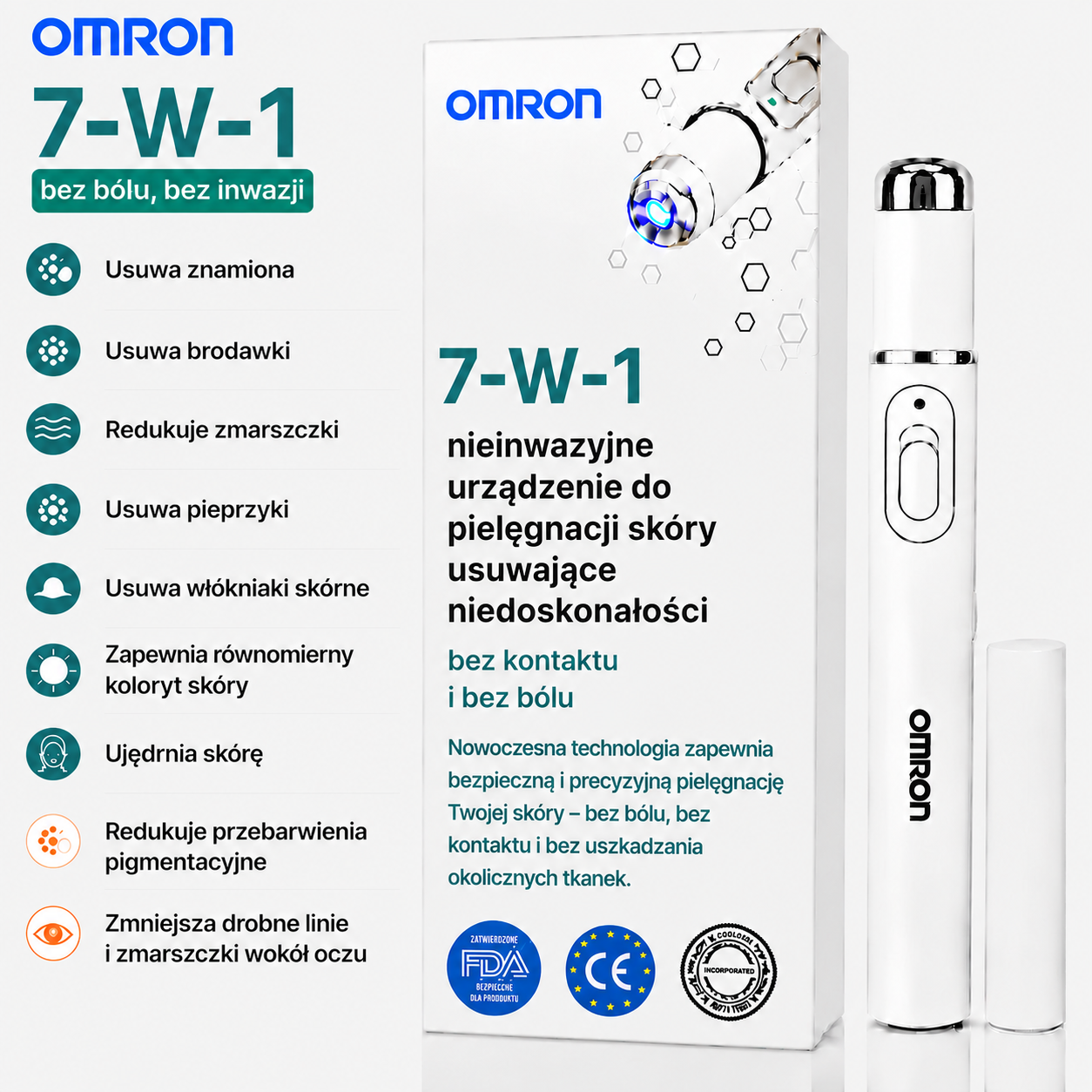 ✨Wielofunkcyjne laserowe urządzenie OMRON™ do usuwania znamion na całym ciele – najnowszy model 2026, bezbolesne i nieinwazyjne rozwiązanie do pielęgnacji skóry. Umożliwia szybkie usuwanie znamion w zaciszu własnego domu, bez pozostawiania blizn. ✨