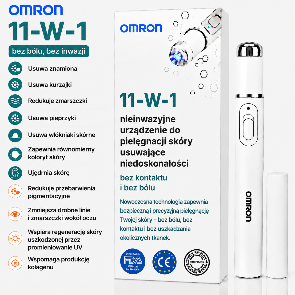 ✨Wielofunkcyjne laserowe urządzenie OMRON™ do usuwania znamion na całym ciele – najnowszy model 2026, bezbolesne i nieinwazyjne rozwiązanie do pielęgnacji skóry. Umożliwia szybkie usuwanie znamion w zaciszu własnego domu, bez pozostawiania blizn. ✨