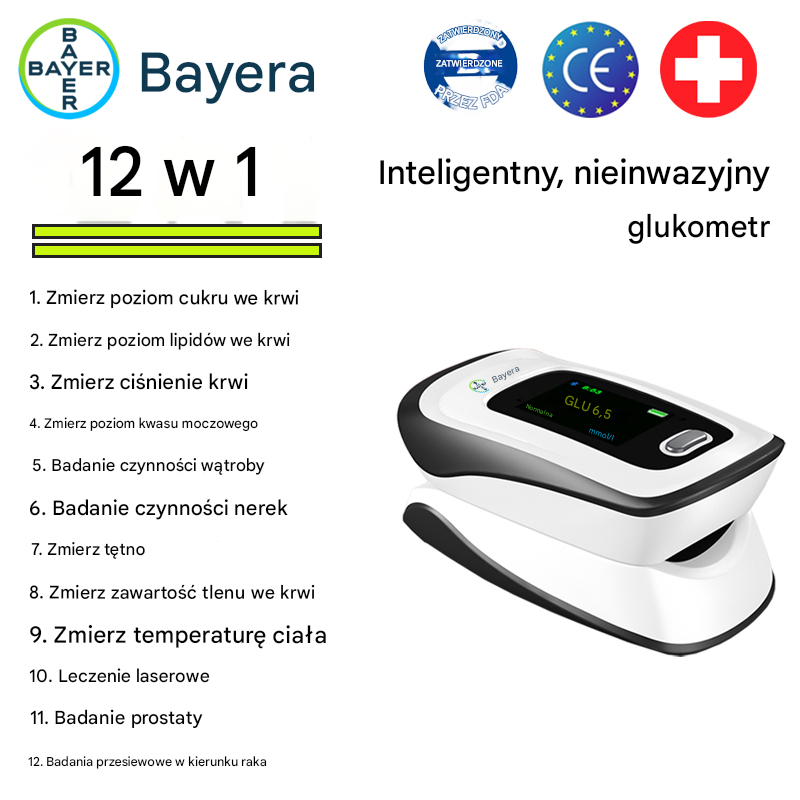 🌟 Priekopnícka technológia 2025 🐦 Bayer Glukometer – prenosné meranie cukru bez bolesti s presnými výsledkami. Bez ihiel, kdekoľvek a kedykoľvek.