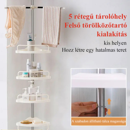 sarok tároló állvány