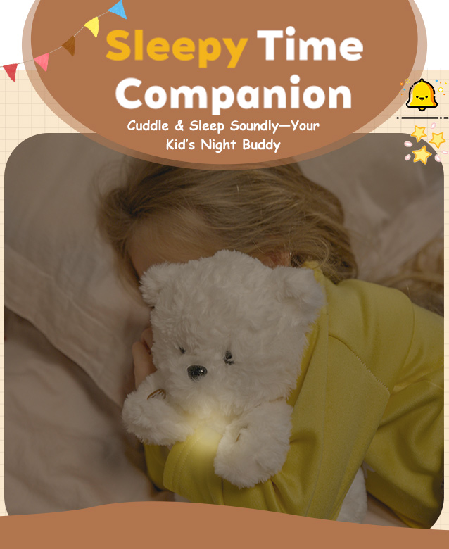The Fastest-Response AI Talking Plush Toy for Kids Ages 3+, Rechargeable Interactive Companion with Multi-Language Support, Soft Smart Stuffed bear for Boys & Girls, Preschool Educational Learning Gift for Birthday & Holidays