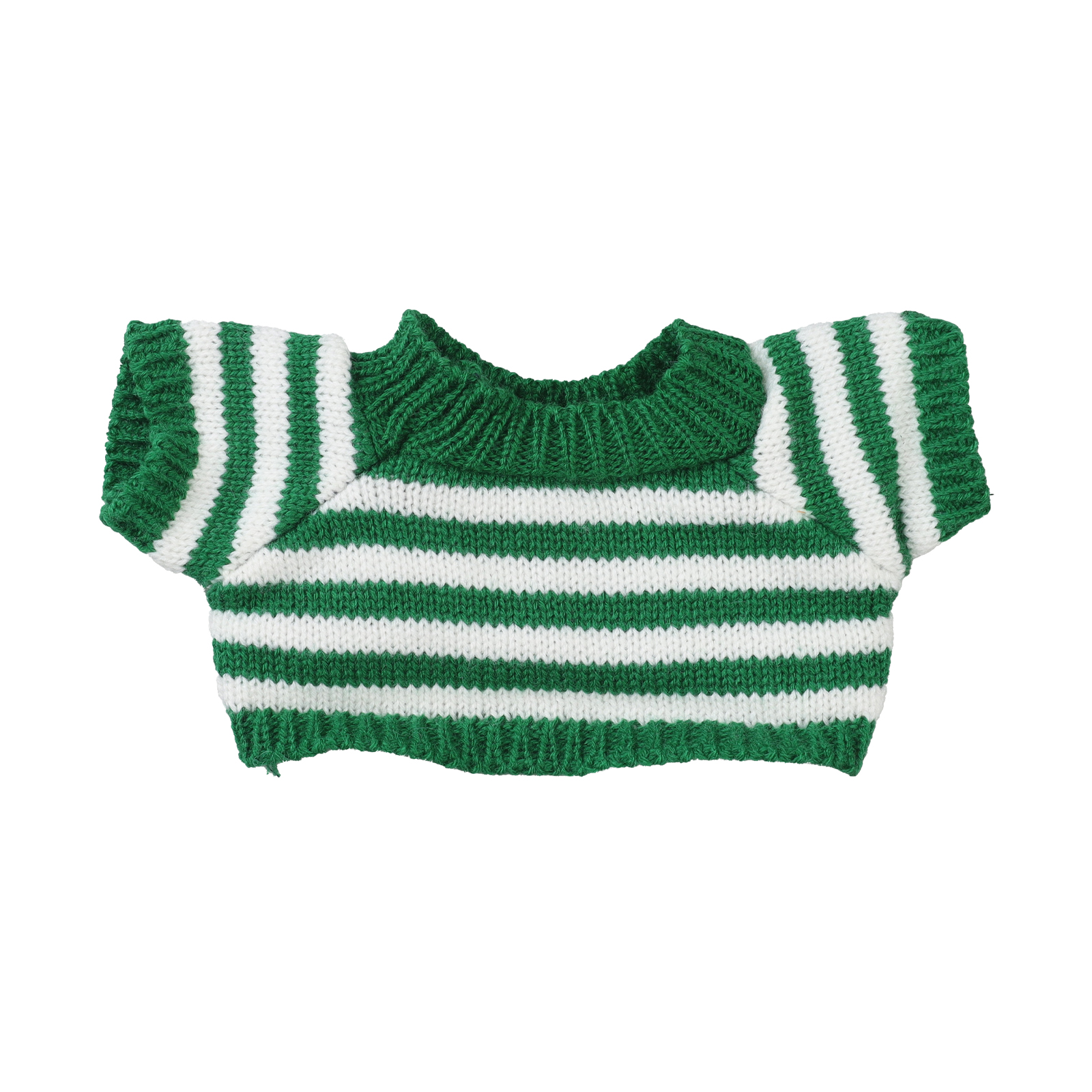 Green Striped Knit Top