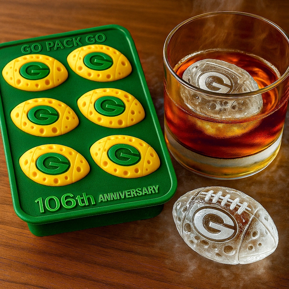 Green Bay Packers 106th Anniversary Ice Mold-Storyflask