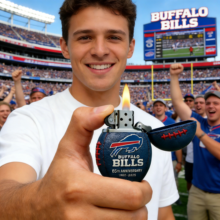 Buffalo Bills 65th Anniversary Lighter - The Ultimate Collectible Paying Tribute to the Team's Glorious History