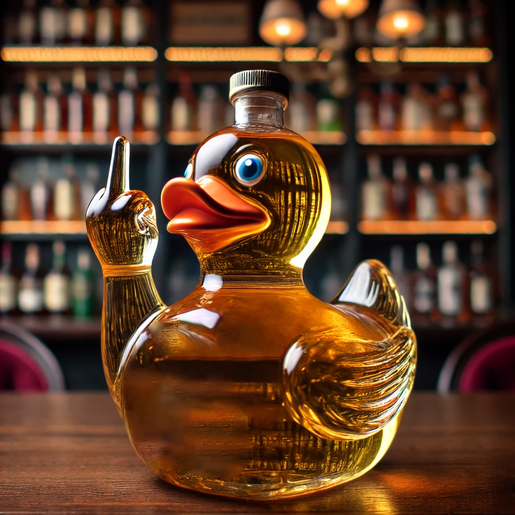 🍻Bulldog Whiskey Bottle-Storyflask