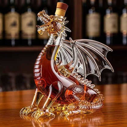 Dragon’s Majesty Premium Whiskey Bottle-Storyflask