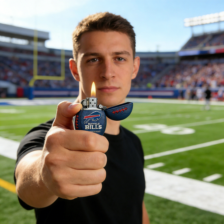 Buffalo Bills 65th Anniversary Lighter - The Ultimate Collectible Paying Tribute to the Team's Glorious History