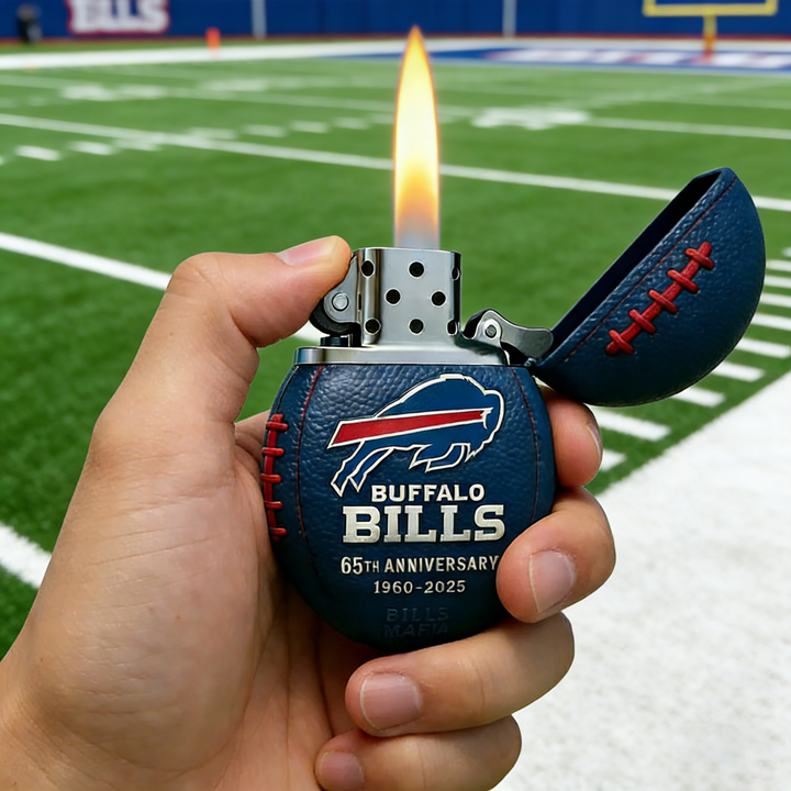 Buffalo Bills 65th Anniversary Lighter - The Ultimate Collectible Paying Tribute to the Team's Glorious History