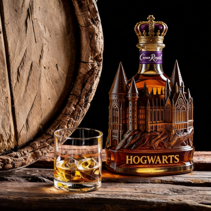 Hogwarts Castle Crown Royal Whiskey Bottle - Unveil A Truly Magical Addition to Your Collection-Storyflask