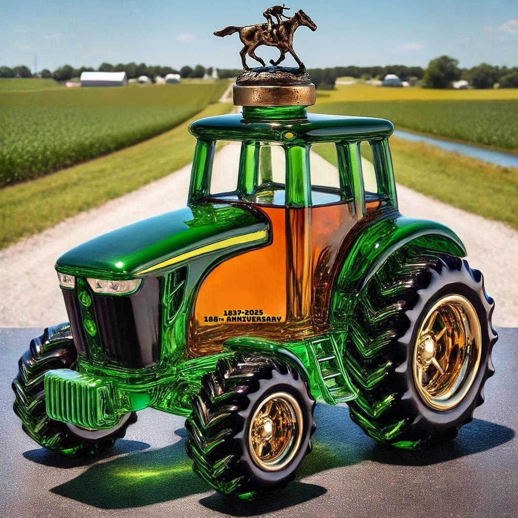 188th Anniversary Commemorative Tractor Whiskey Bottle-Storyflask