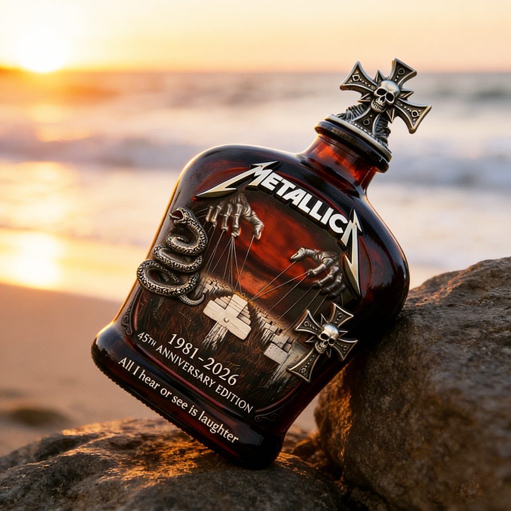 🔥Last Day 50% OFF -🥂The Metal Gods 1981-2026 45th Anniversary Whisky Bottle