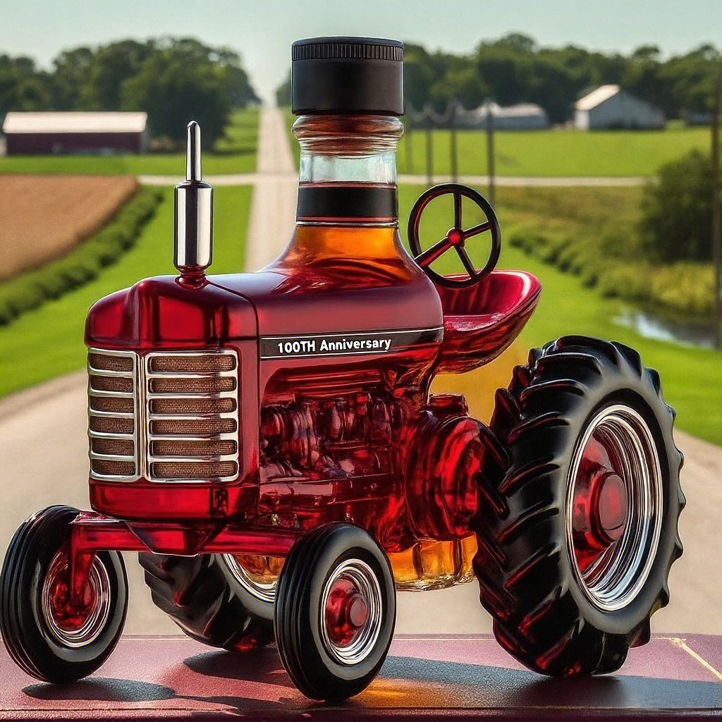 Farmall 100Th Anniversary Whisky Bottle-Storyflask