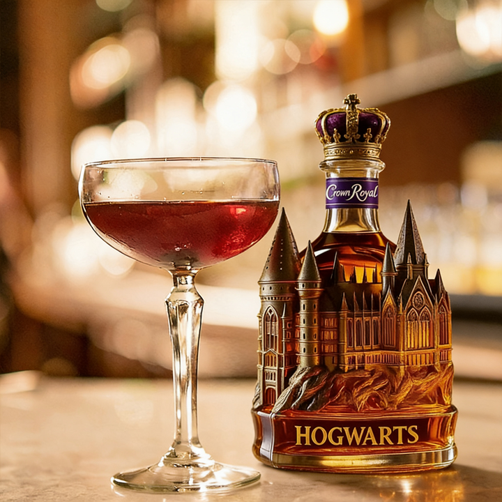 Hogwarts Castle Crown Royal Whiskey Bottle - Unveil A Truly Magical Addition to Your Collection-Storyflask