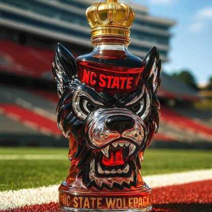 NC State Wolfpack Whiskey Bottle-Storyflask