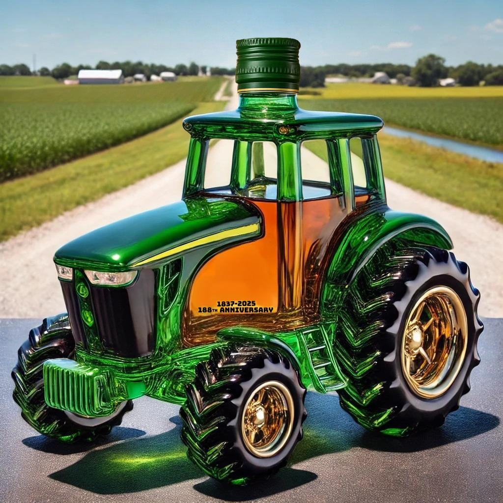188th Anniversary Commemorative Tractor Whiskey Bottle-Storyflask