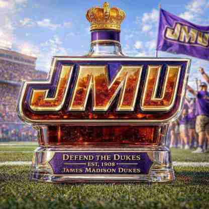 JMU DUKES Limited Edition Whiskey Bottle-Storyflask