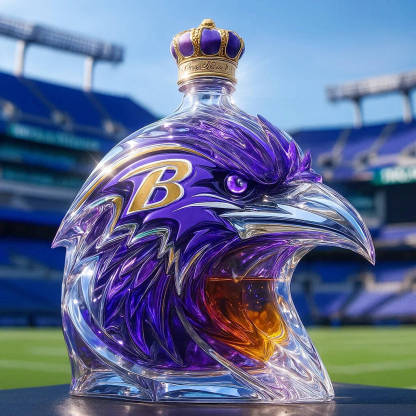 Baltimore Ravens Limited Edition Whisky Bottle-Storyflask