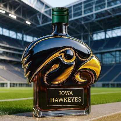 Iowa Hawkeyes Whiskey Bottle-Storyflask