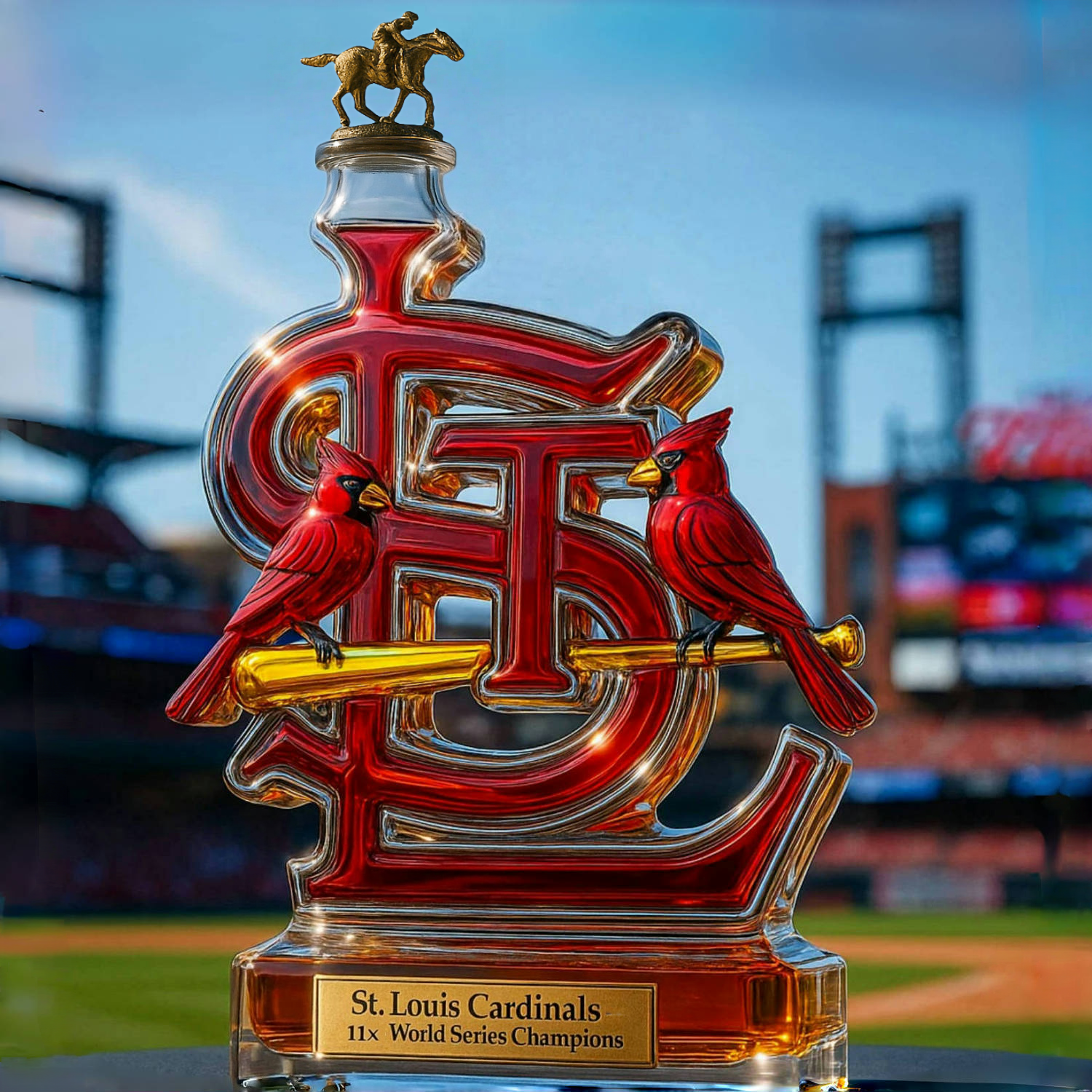 St. Louis Cardinals Limited Edition Whiskey Bottle-Storyflask