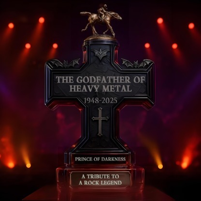 🕯️Ozzy Osbourne Final Tour Memorial Whiskey Bottle-Storyflask