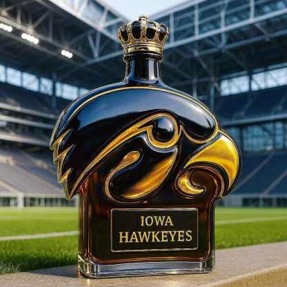 Iowa Hawkeyes Whiskey Bottle-Storyflask