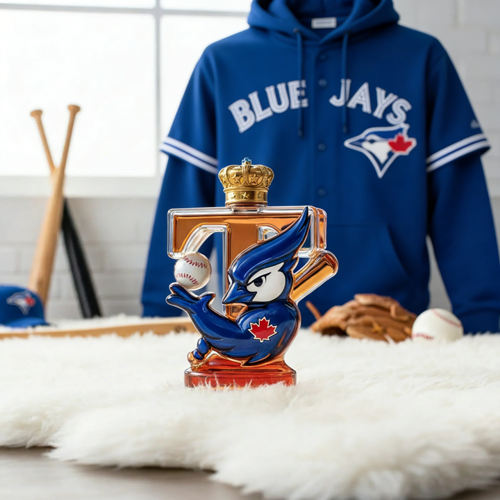 Toronto Blue Jays Baseball Whiskey Bottle - A Tribute to The Spirit of Championship Glory