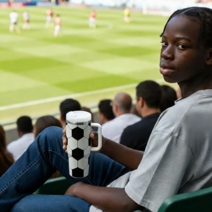 2026 FIFA World Cup Tumbler W/Handle - 40oz Premium Stainless Steel Insulated Double Mug