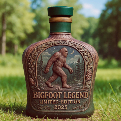 Bigfoot Legend Limited Edition whiskey bottle-Storyflask