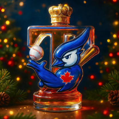 Toronto Blue Jays Baseball Whiskey Bottle - A Tribute to The Spirit of Championship Glory