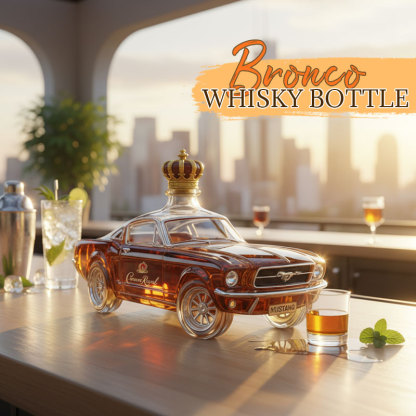 Mustang Whisky Bottle-Storyflask