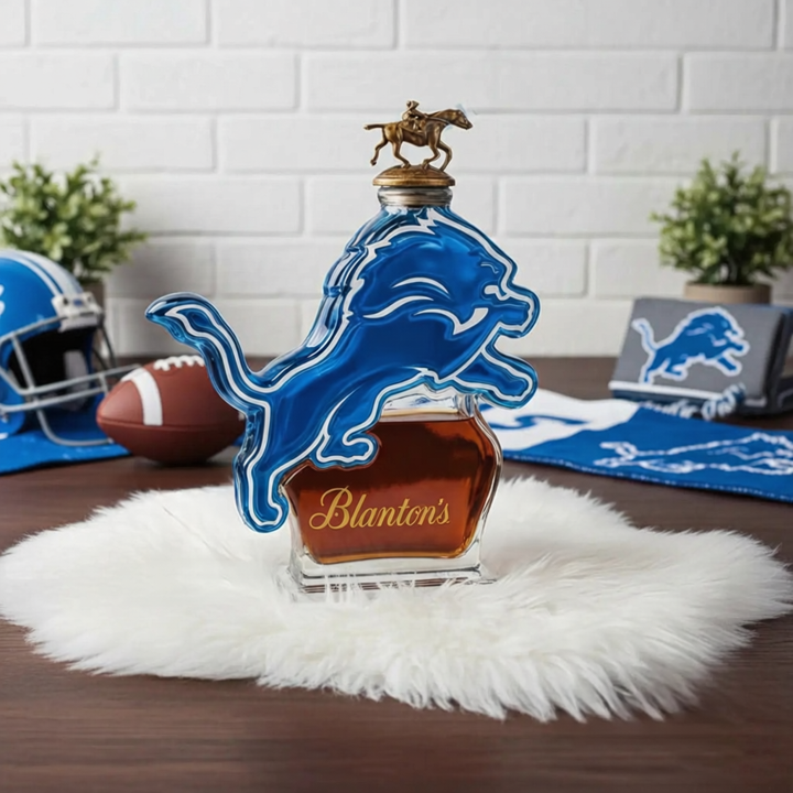 Detroit Lions Custom Whiskey Bottle - Combining Sporty Spirit with the Elegance of Whisky