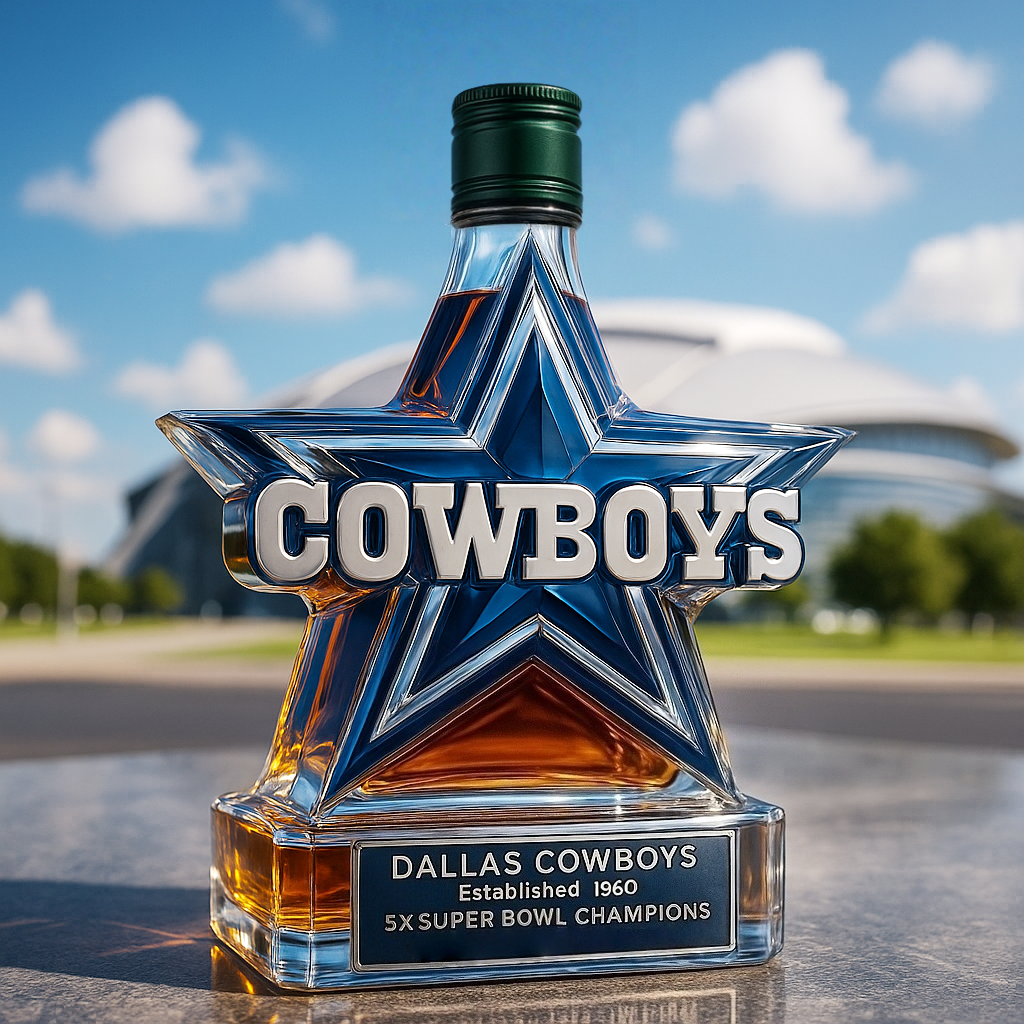 Dallas Cowboys Limited Edition Whiskey Bottle-Storyflask