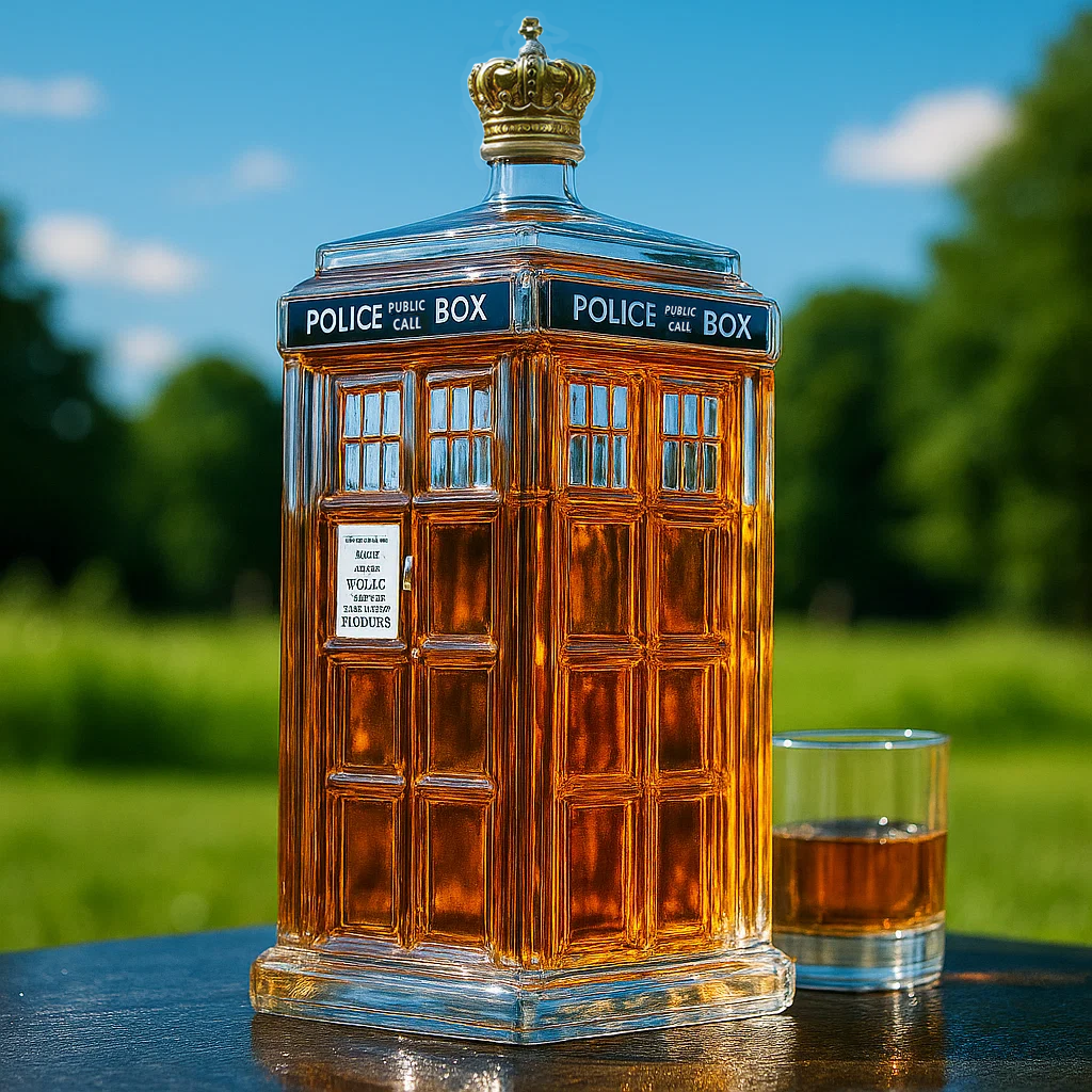 Doctor Who TARDIS Whisky Bottle-Storyflask
