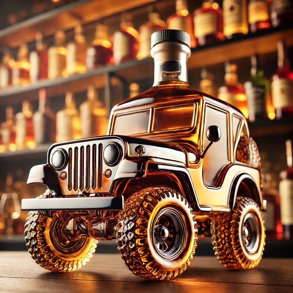 🍻Jeep Whiskey Bottle-Storyflask