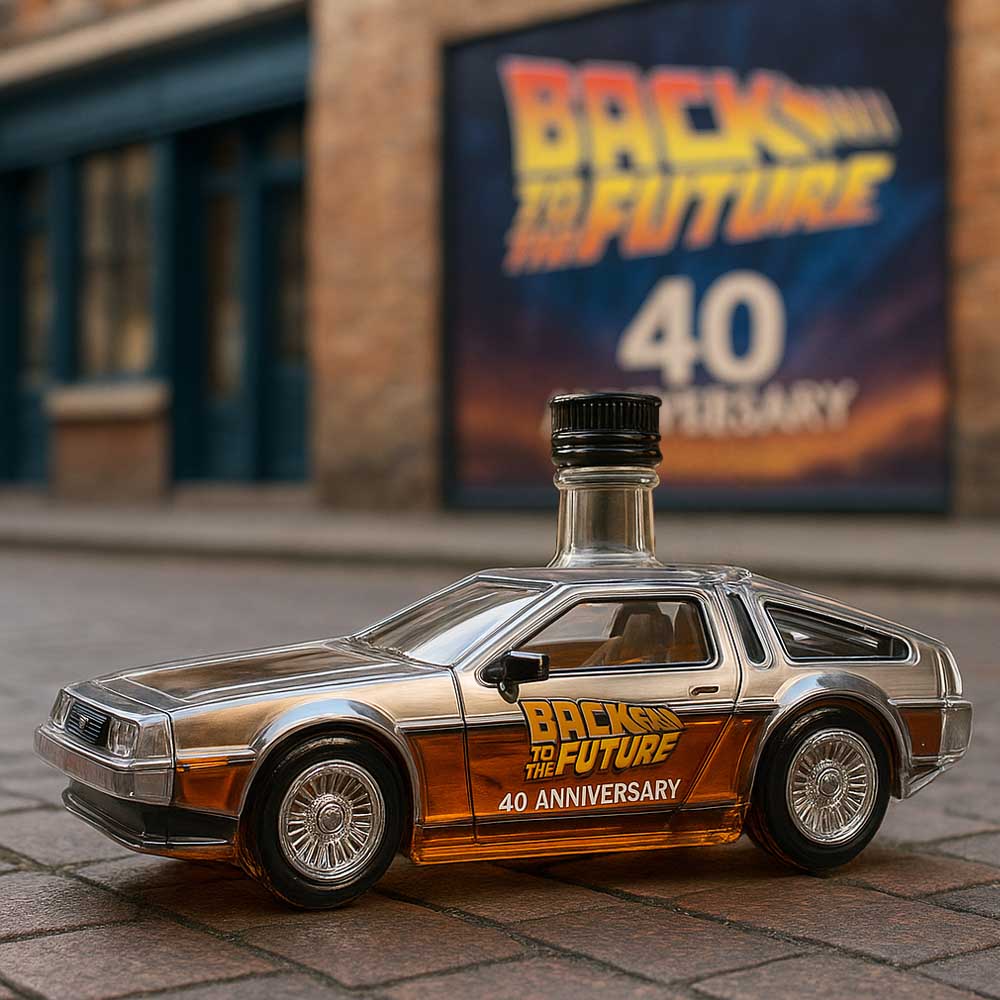 2026《Back to the Future》40 Anniversary Whiskey Bottle-Storyflask