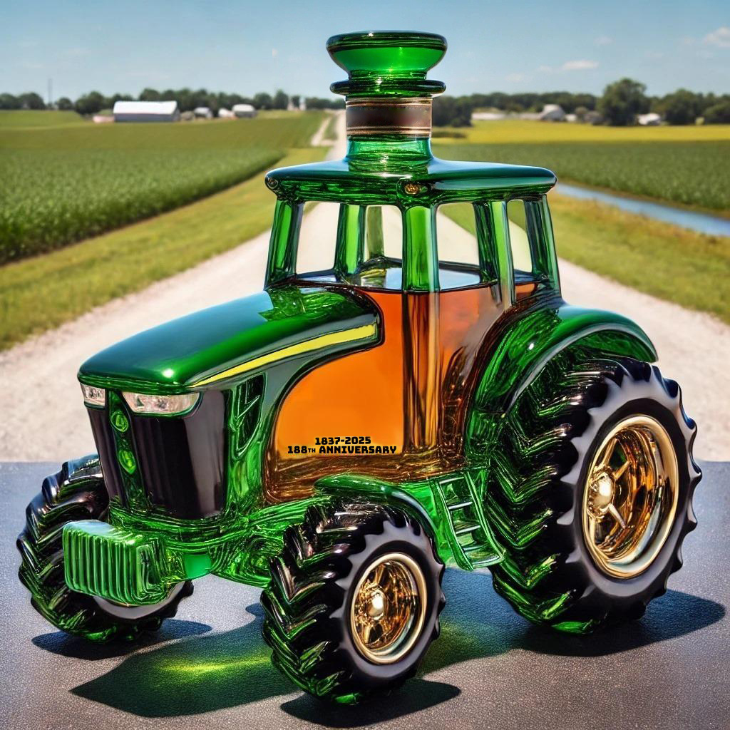 188th Anniversary Commemorative Tractor Whiskey Bottle-Storyflask