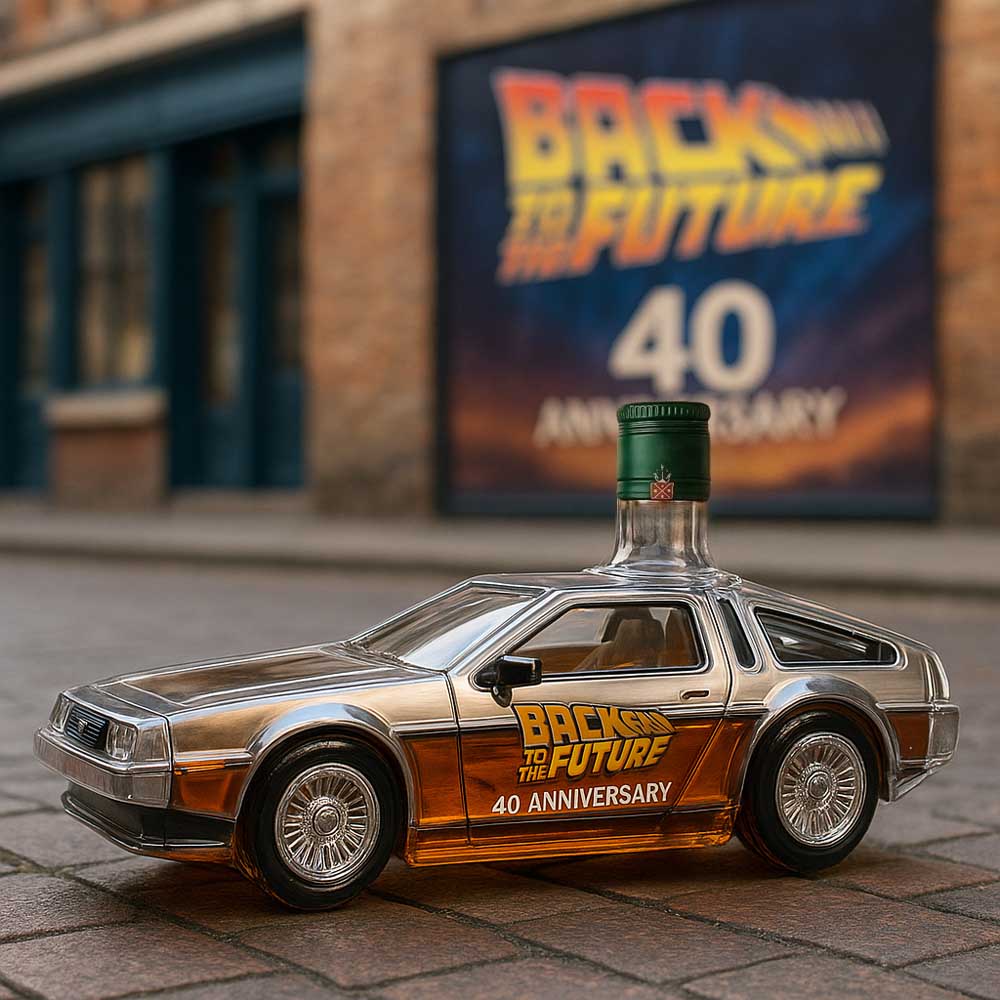 2026《Back to the Future》40 Anniversary Whiskey Bottle-Storyflask