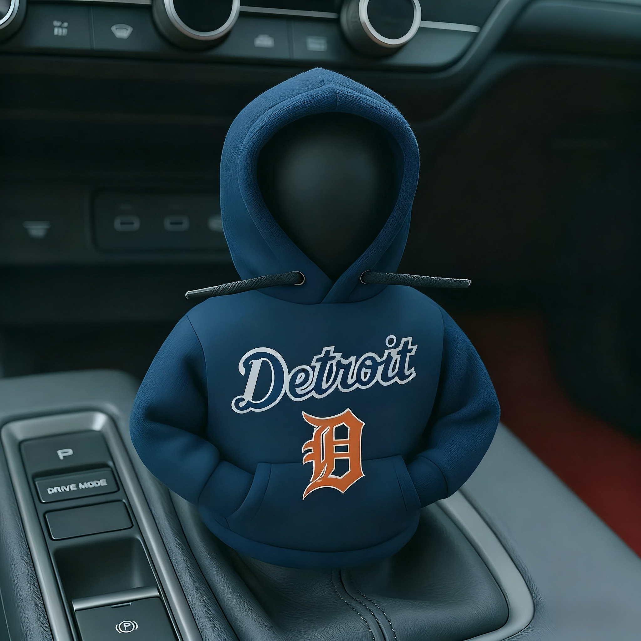 Detroit Tigers Car Gear Shift Hoodie-Storyflask