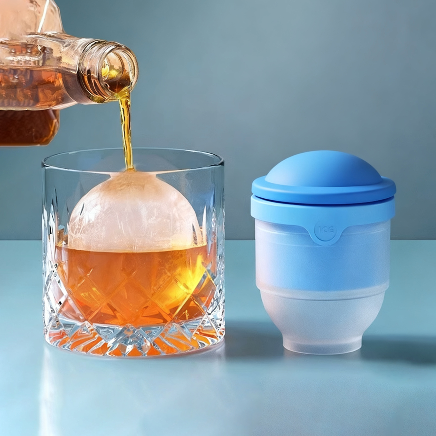  Whiskey Glass Ice Mold-Storyflask