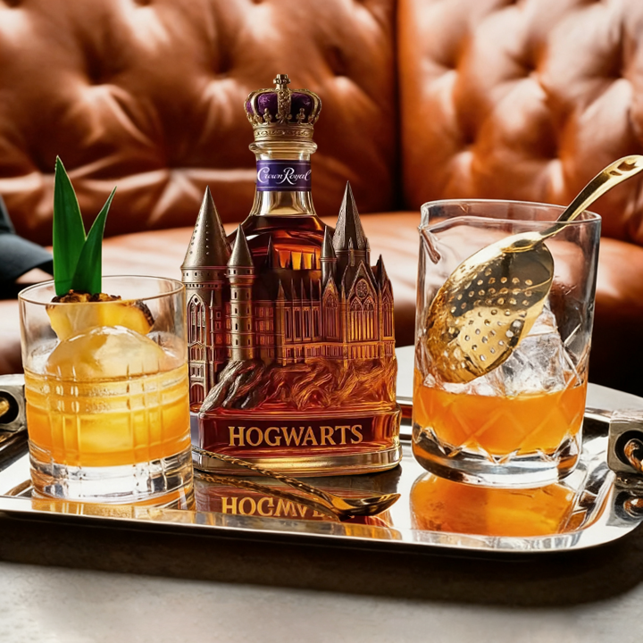 Hogwarts Castle Crown Royal Whiskey Bottle - Unveil A Truly Magical Addition to Your Collection-Storyflask