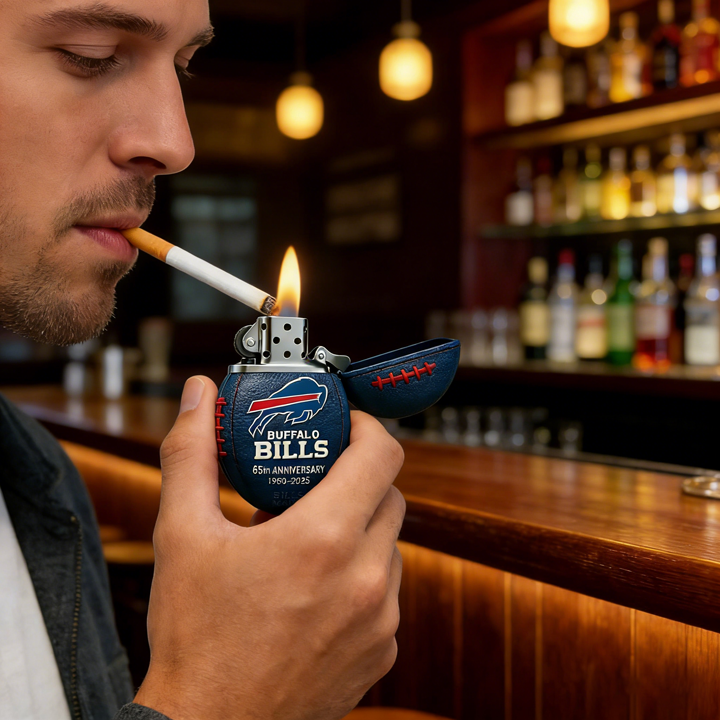 Buffalo Bills 65th Anniversary Lighter - The Ultimate Collectible Paying Tribute to the Team's Glorious History
