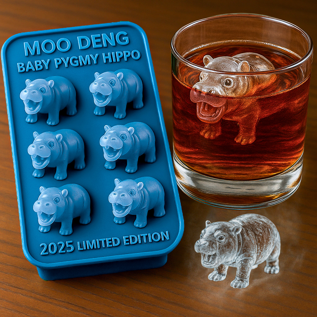 PYGMY HIPPO Moo Deng Ice Mold-Storyflask