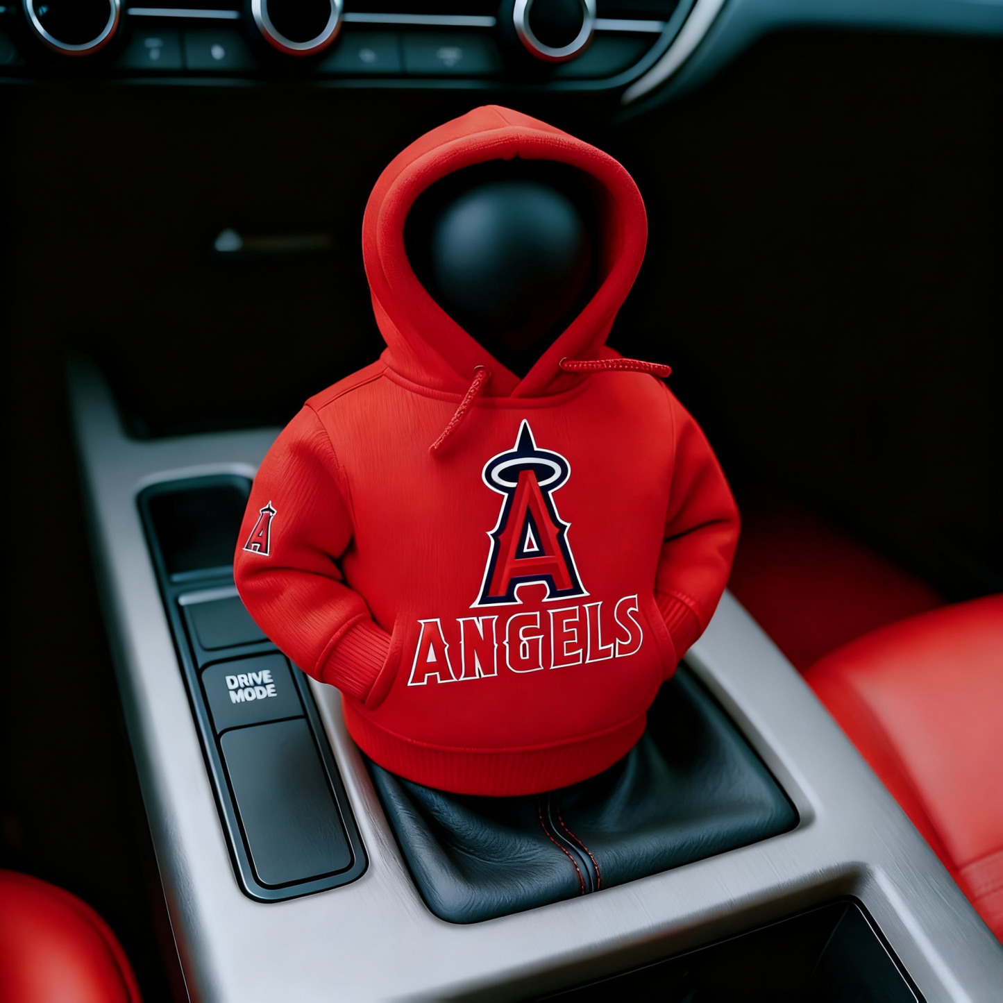 Los Angeles Angels Car Gear Shift Hoodie-Storyflask