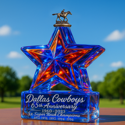 DAL 65th Anniversary Whiskey Bottle-Storyflask