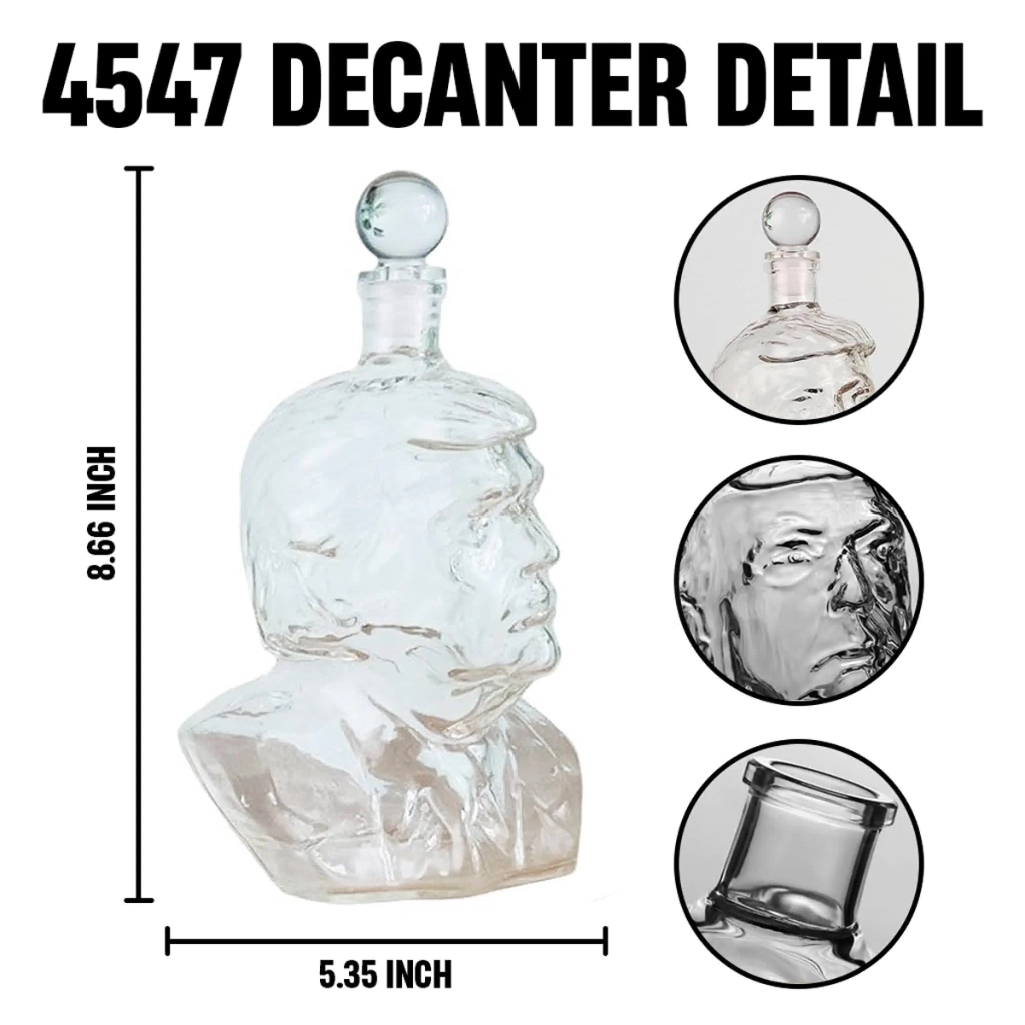 45 47 Republican States - Funny Trump Whiskey Bottles-Storyflask