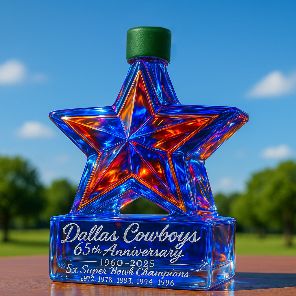 DAL 65th Anniversary Whiskey Bottle-Storyflask